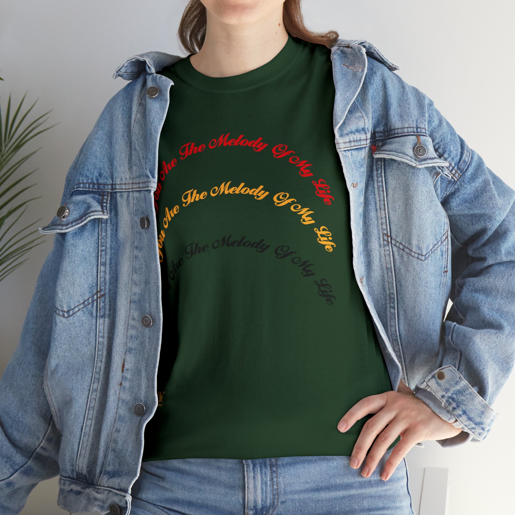 Unisex Heavy Cotton Tee...You Are The Melody multi