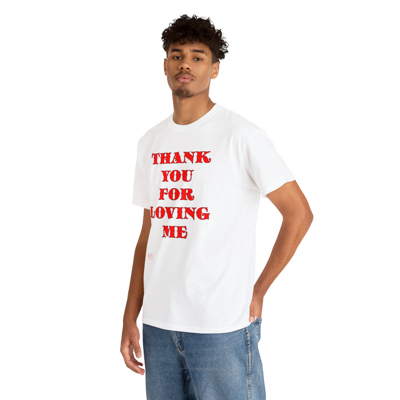 Unisex Heavy Cotton Tee Thank You For Loving