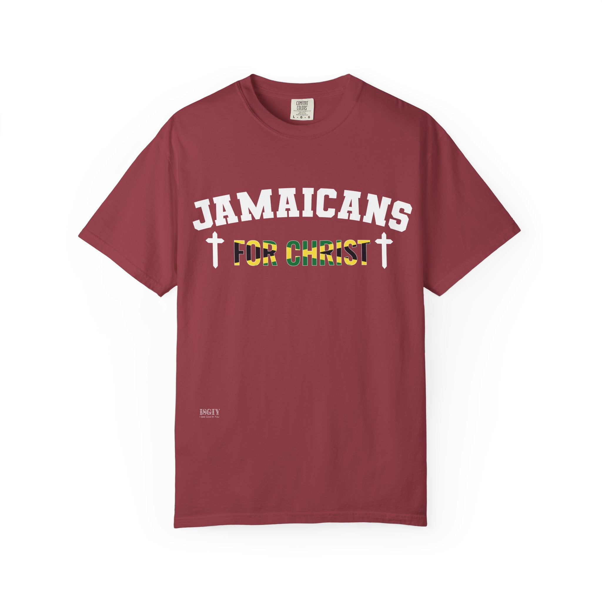 Jamaicans for Christ T-Shirt — Faith & Island Pride Garment-Dyed Tee