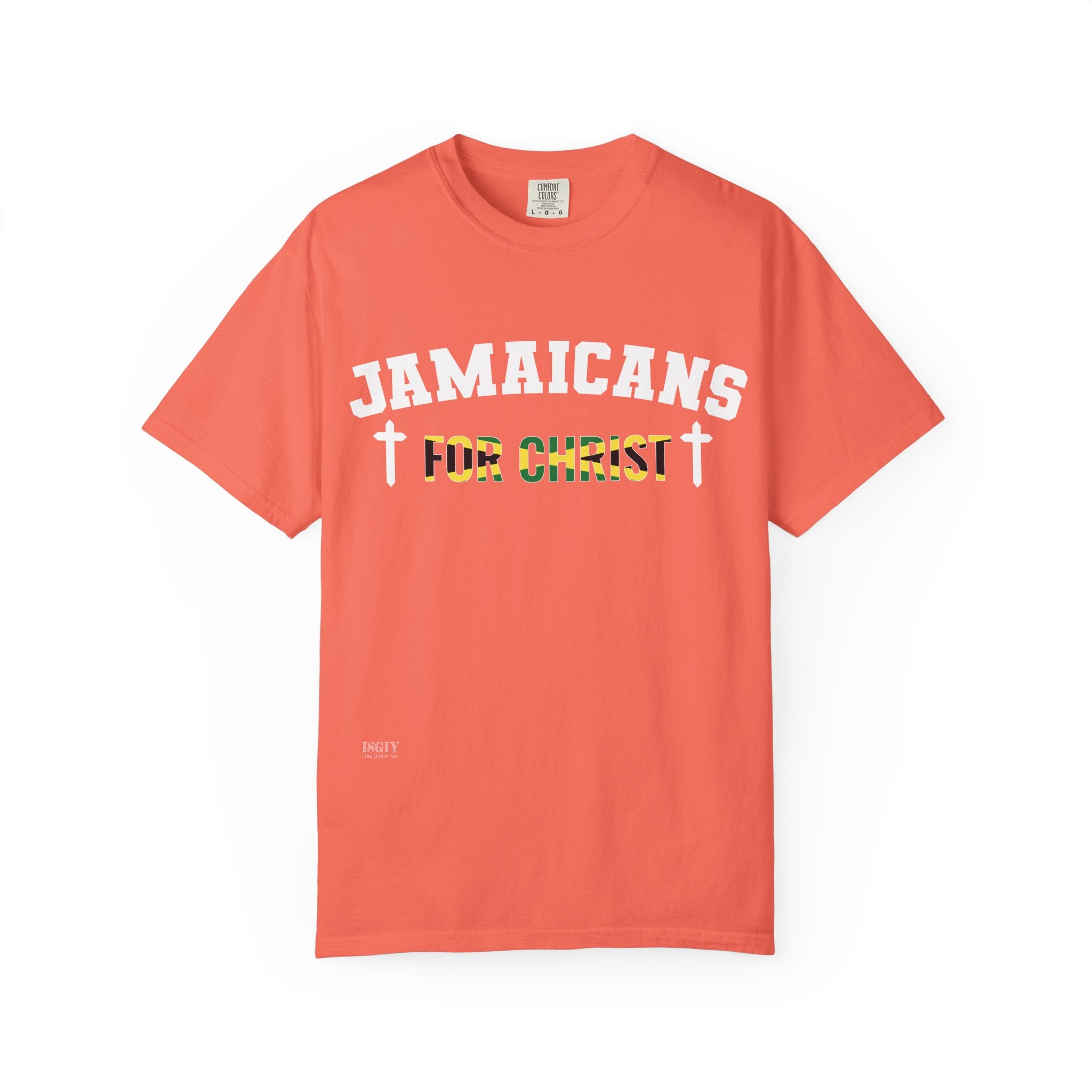 Jamaicans for Christ T-Shirt — Faith & Island Pride Garment-Dyed Tee
