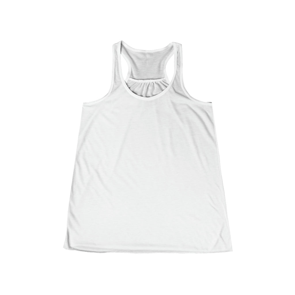 Copy of Women's Flowy Racerback Tank Sometimes My Music Is Silence