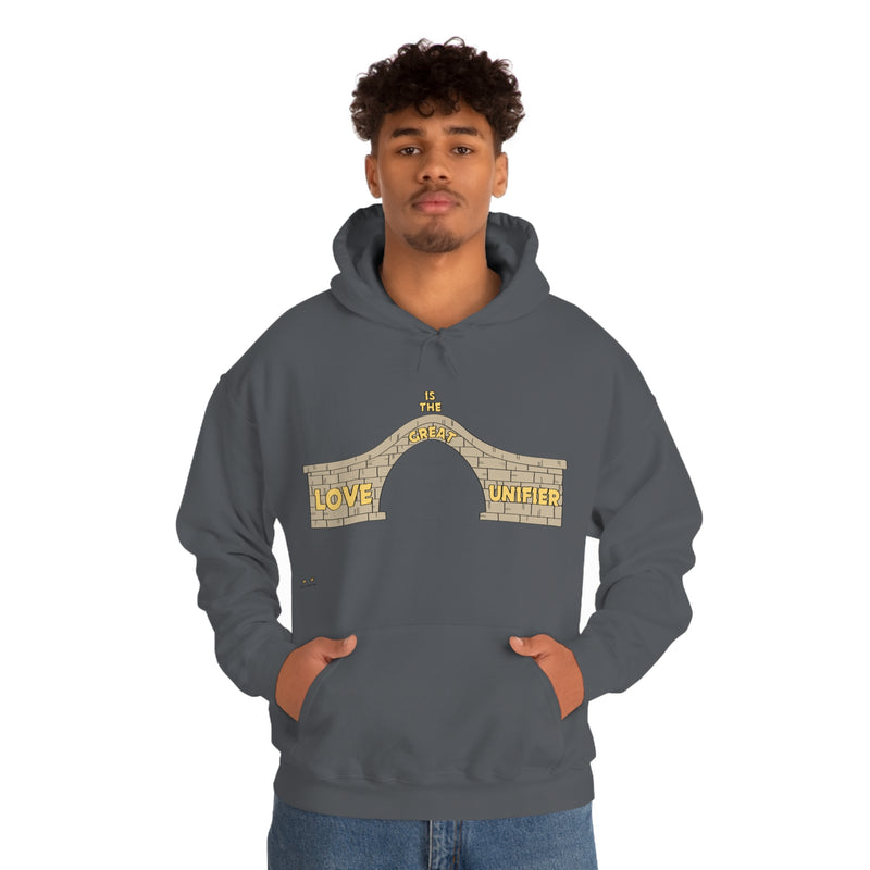 Unisex Heavy Blend Hooded Sweatshirt Love Is The Great Unifier