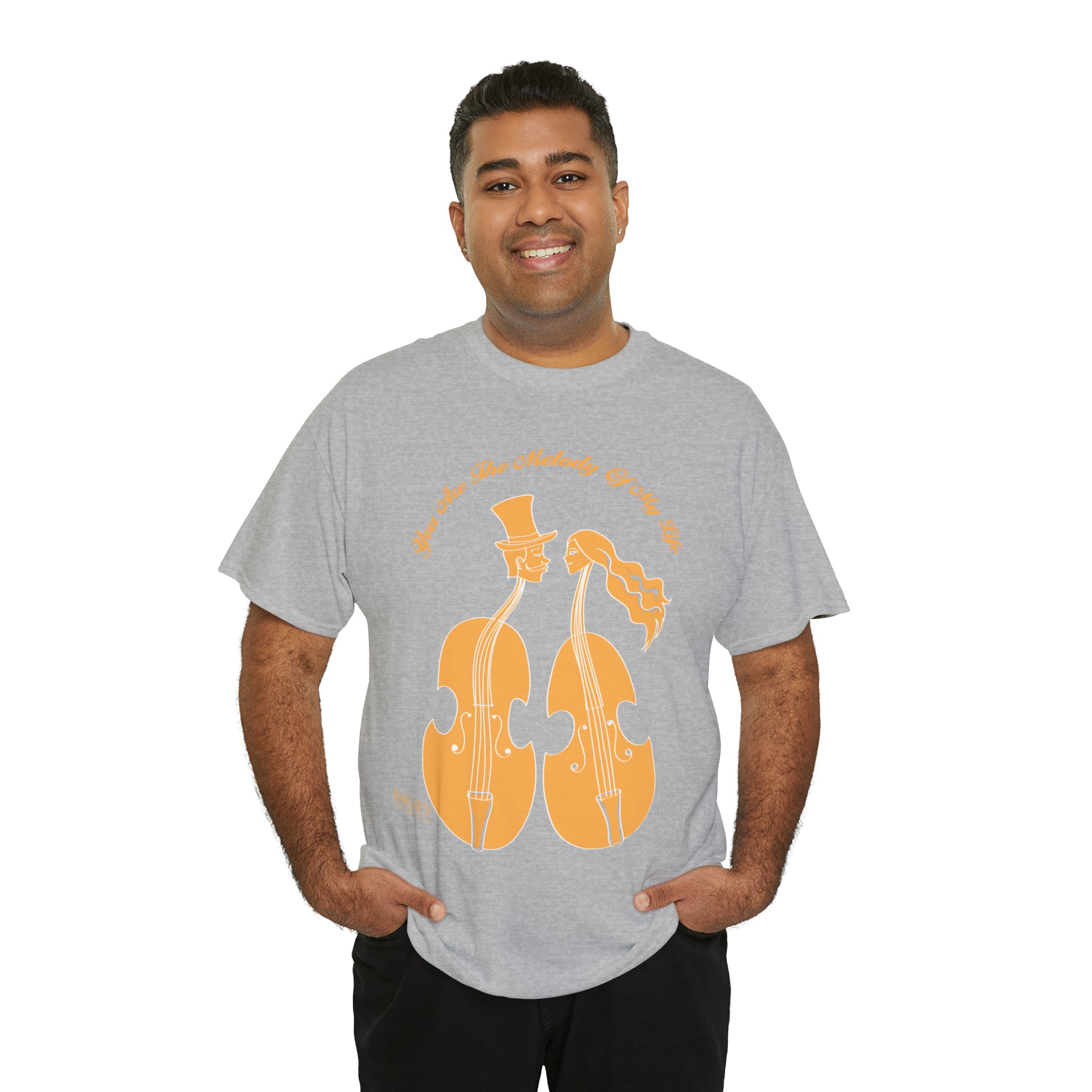 Copy of Unisex Heavy Cotton Tee...You Are The Melody Yel