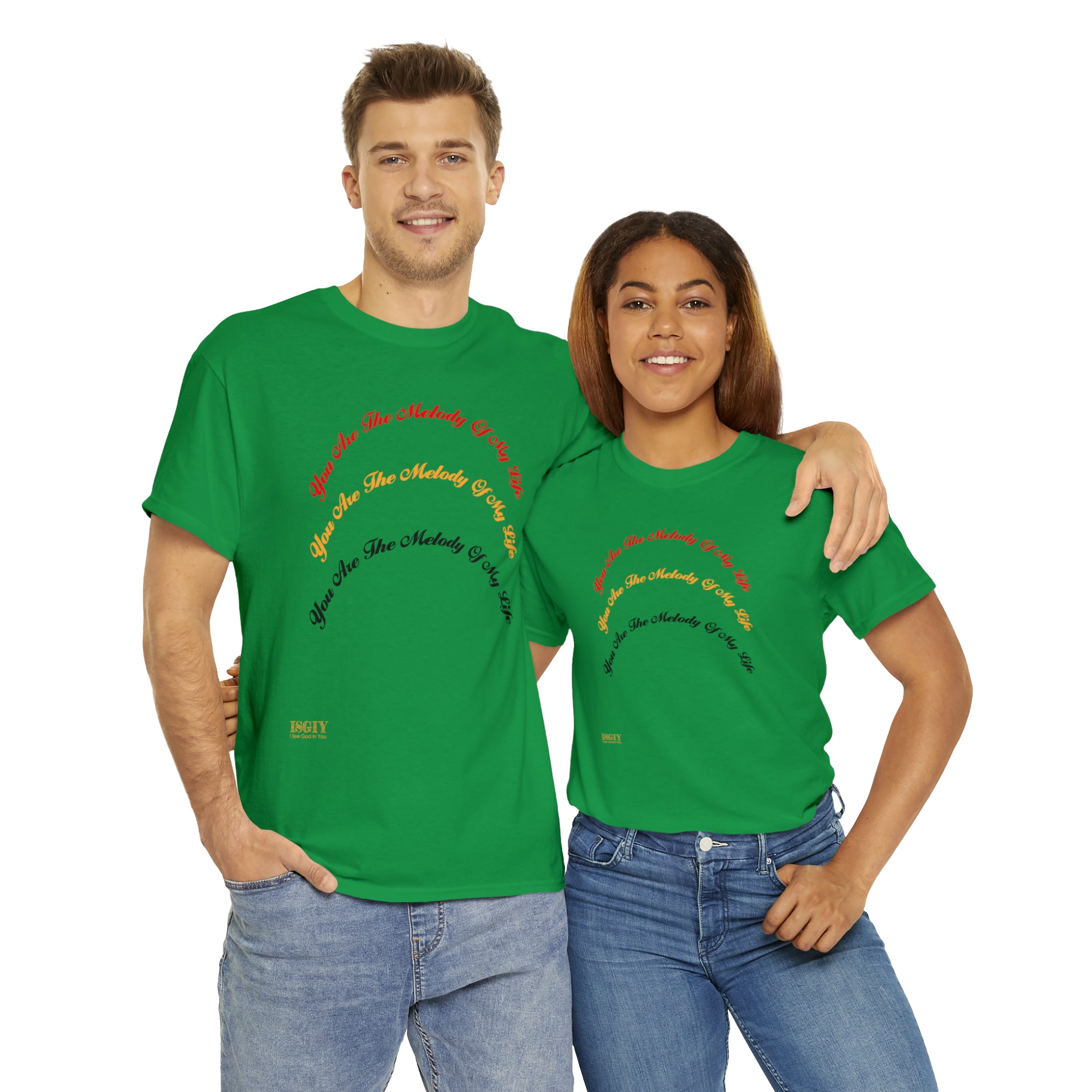 Unisex Heavy Cotton Tee...You Are The Melody multi