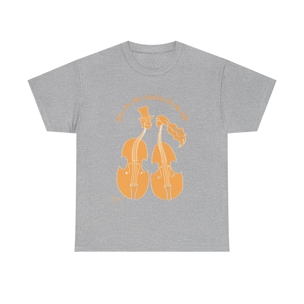 Unisex Heavy Cotton Tee...You Are The Melody Yel