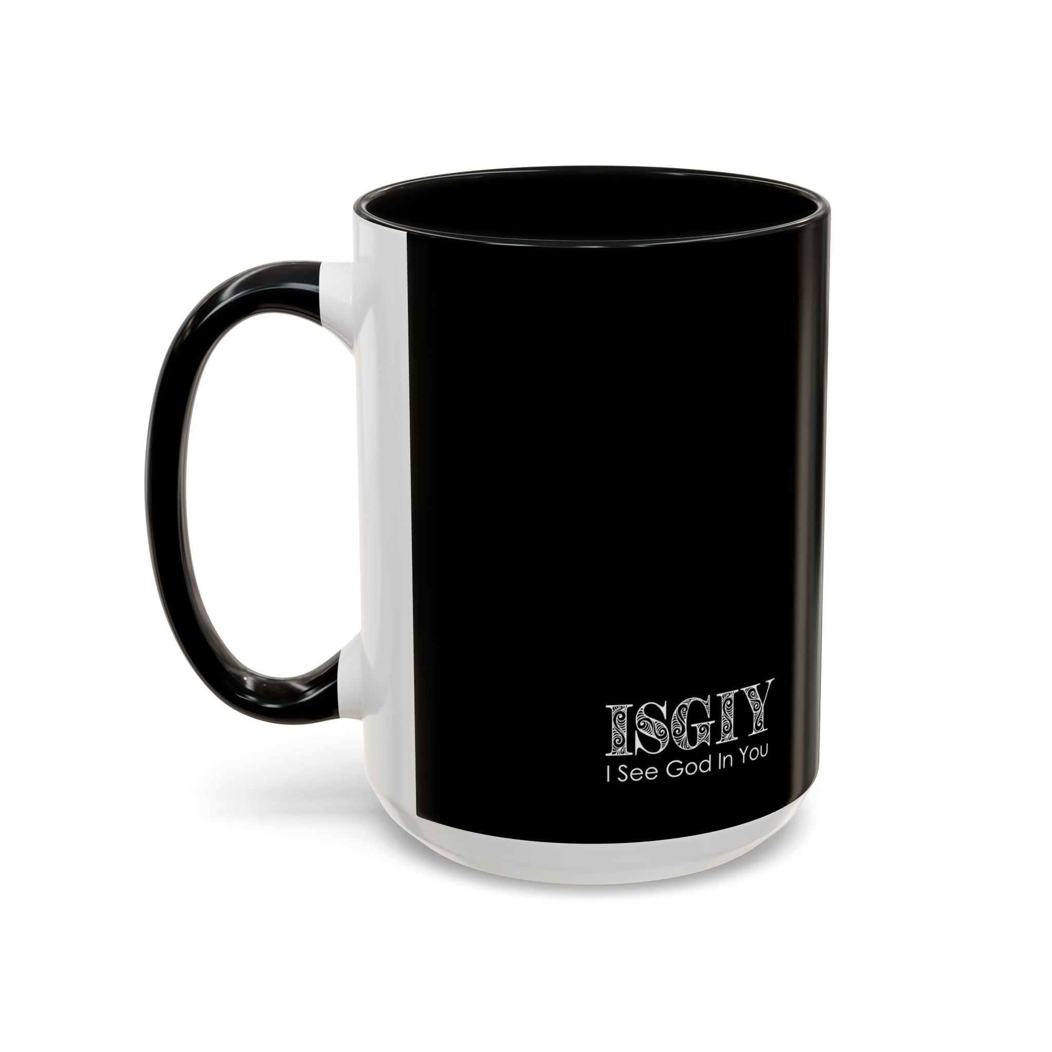 I Walk With Christ Accent Coffee Mug — Inspirational Christian Tea Cup (11/15oz)