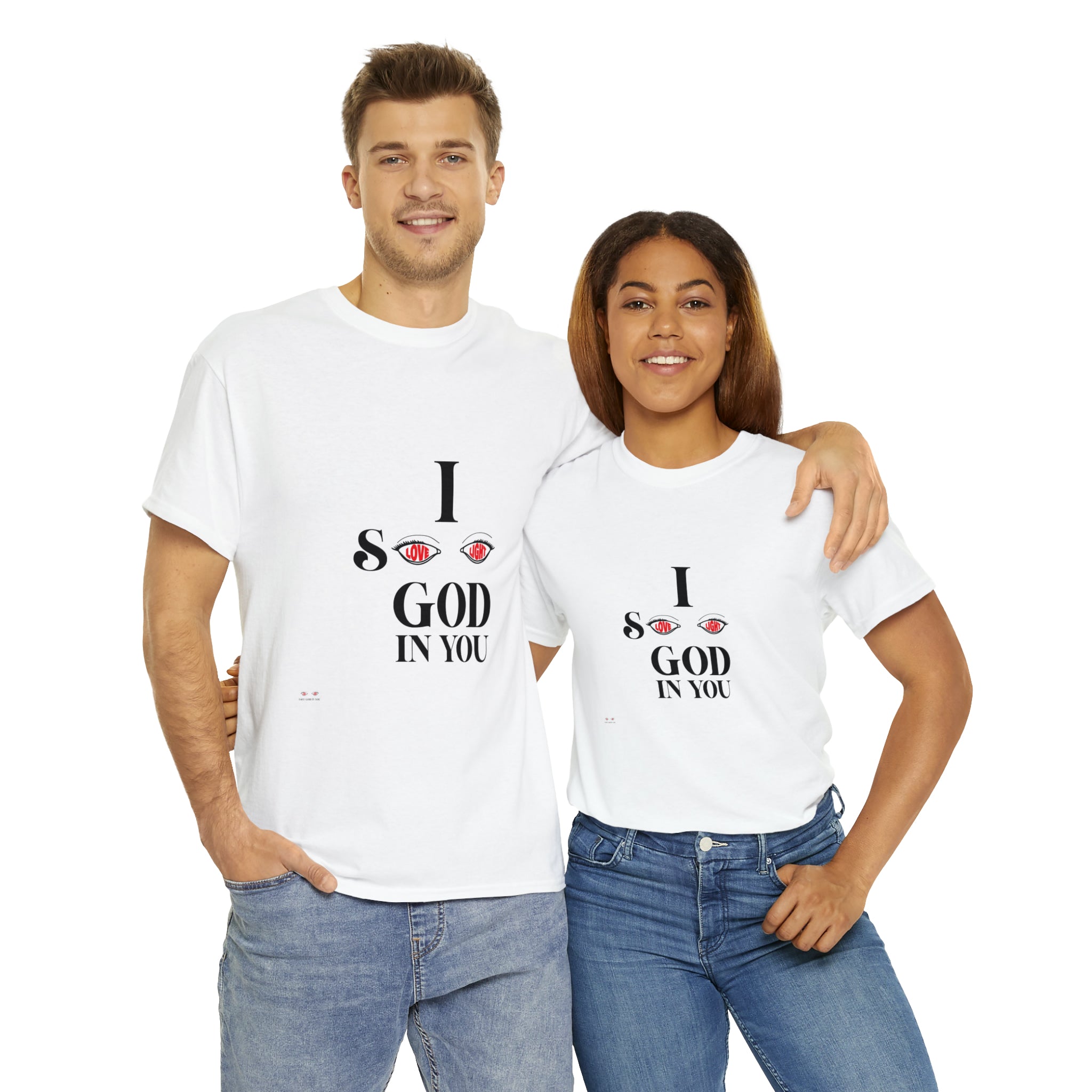 Unisex Heavy Cotton Tee I See God In You