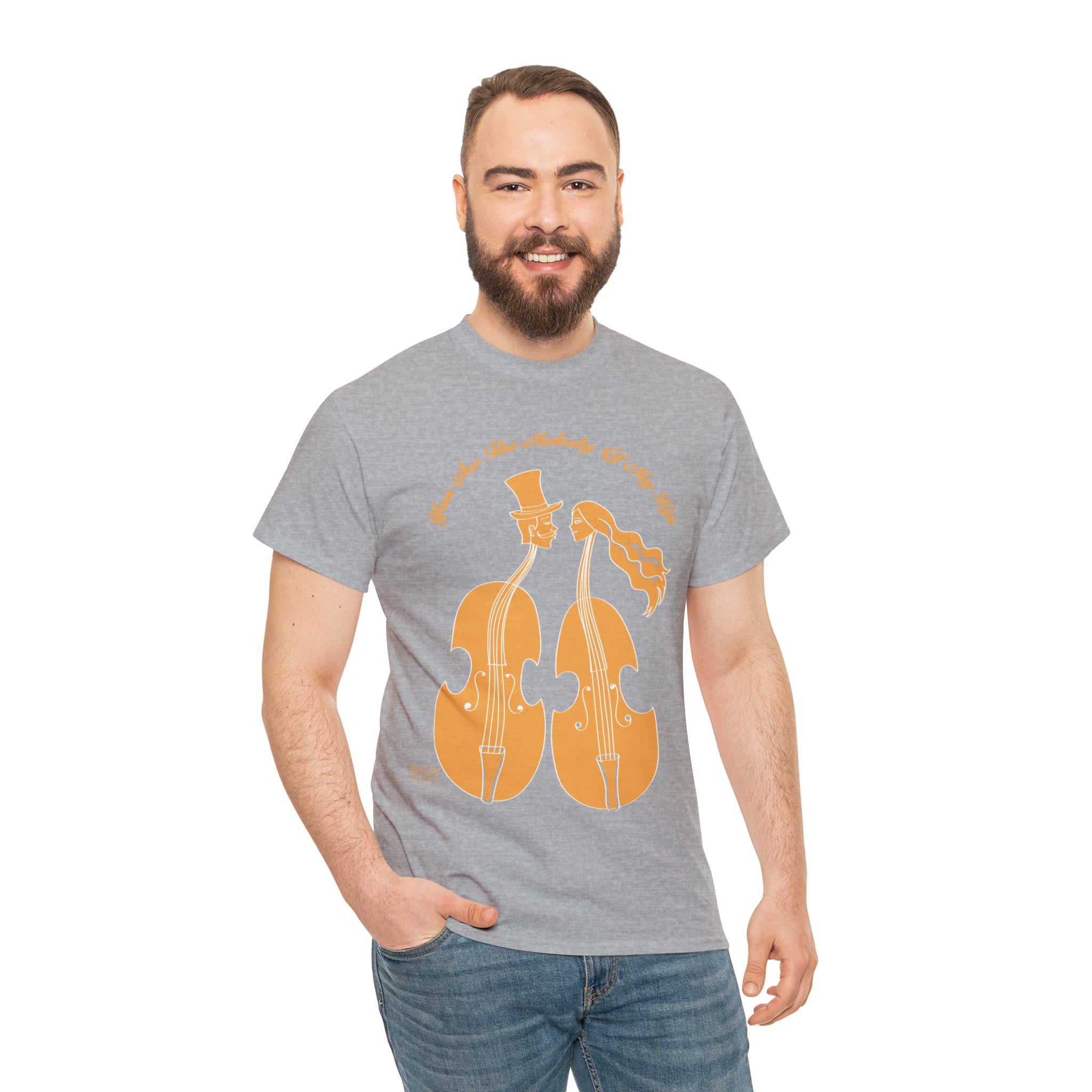 Copy of Unisex Heavy Cotton Tee...You Are The Melody Yel