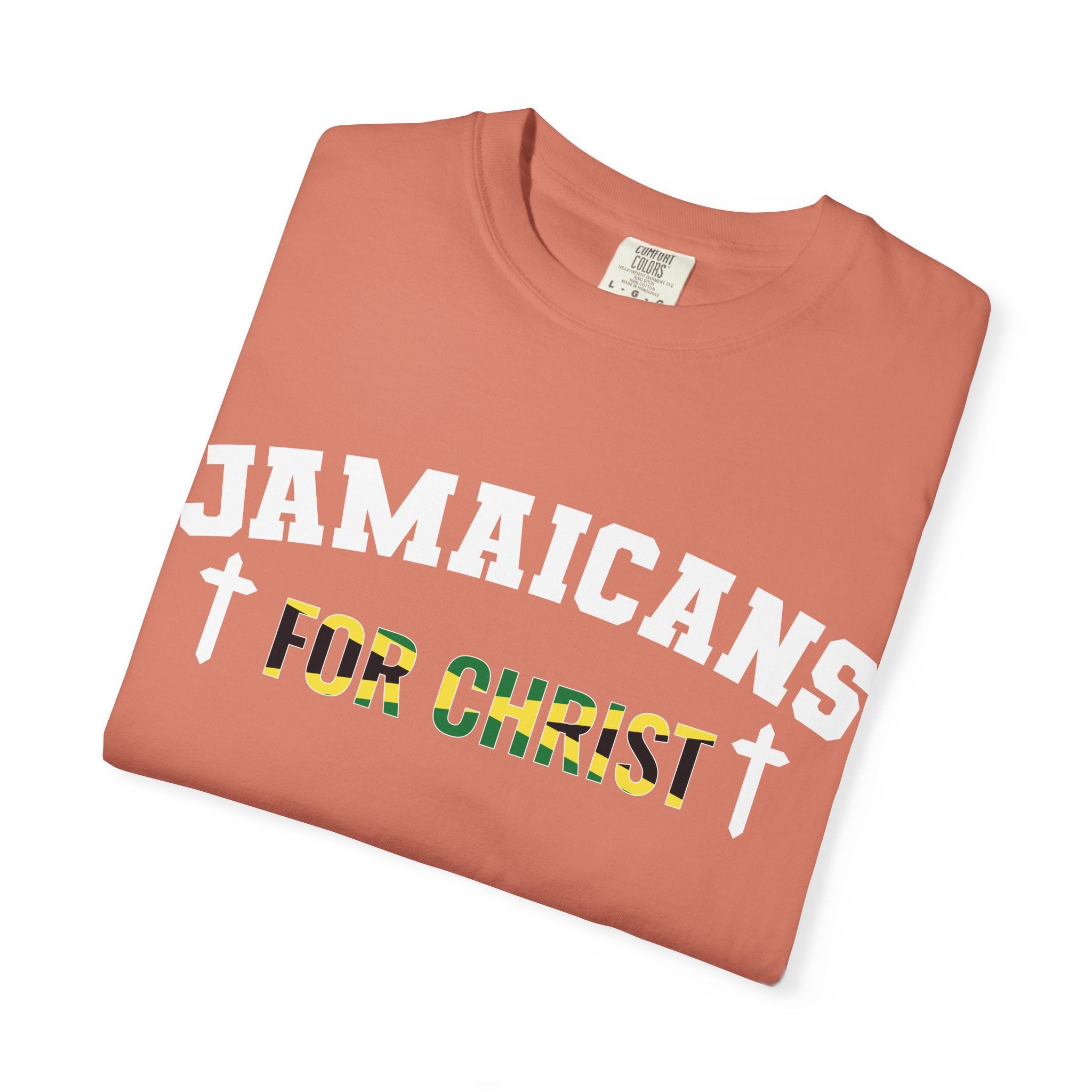 Jamaicans for Christ T-Shirt — Faith & Island Pride Garment-Dyed Tee
