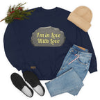 Unisex Heavy Blend Crewneck Sweatshirt In Love With Love
