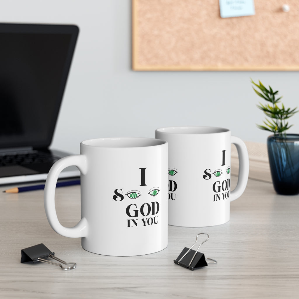 Ceramic Mug 11oz. I See God In You