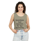 Sometimes God Answers By Not Answering Christian Tank Top