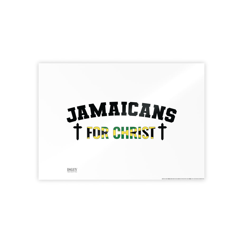 Jamaicans for Christ Poster