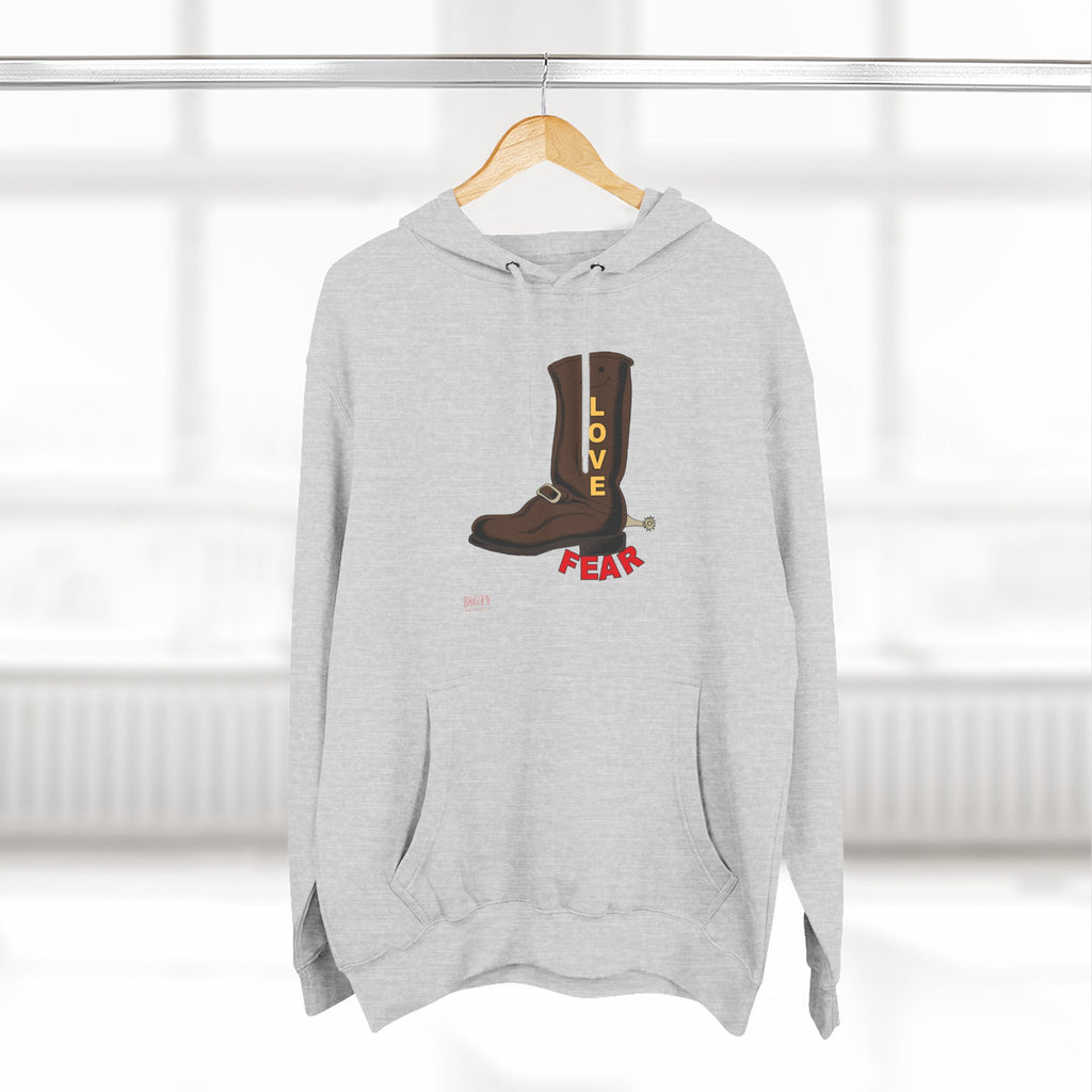 Unisex Premium Pullover Hoodie...Love Over Fear