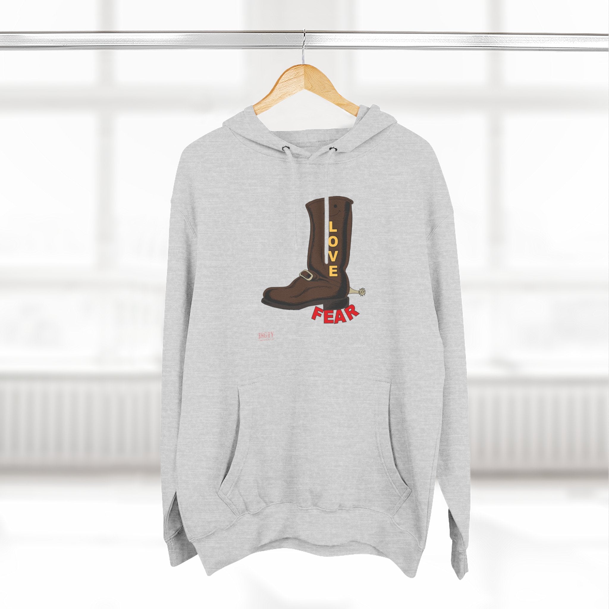 Unisex Premium Pullover Hoodie...Love Over Fear