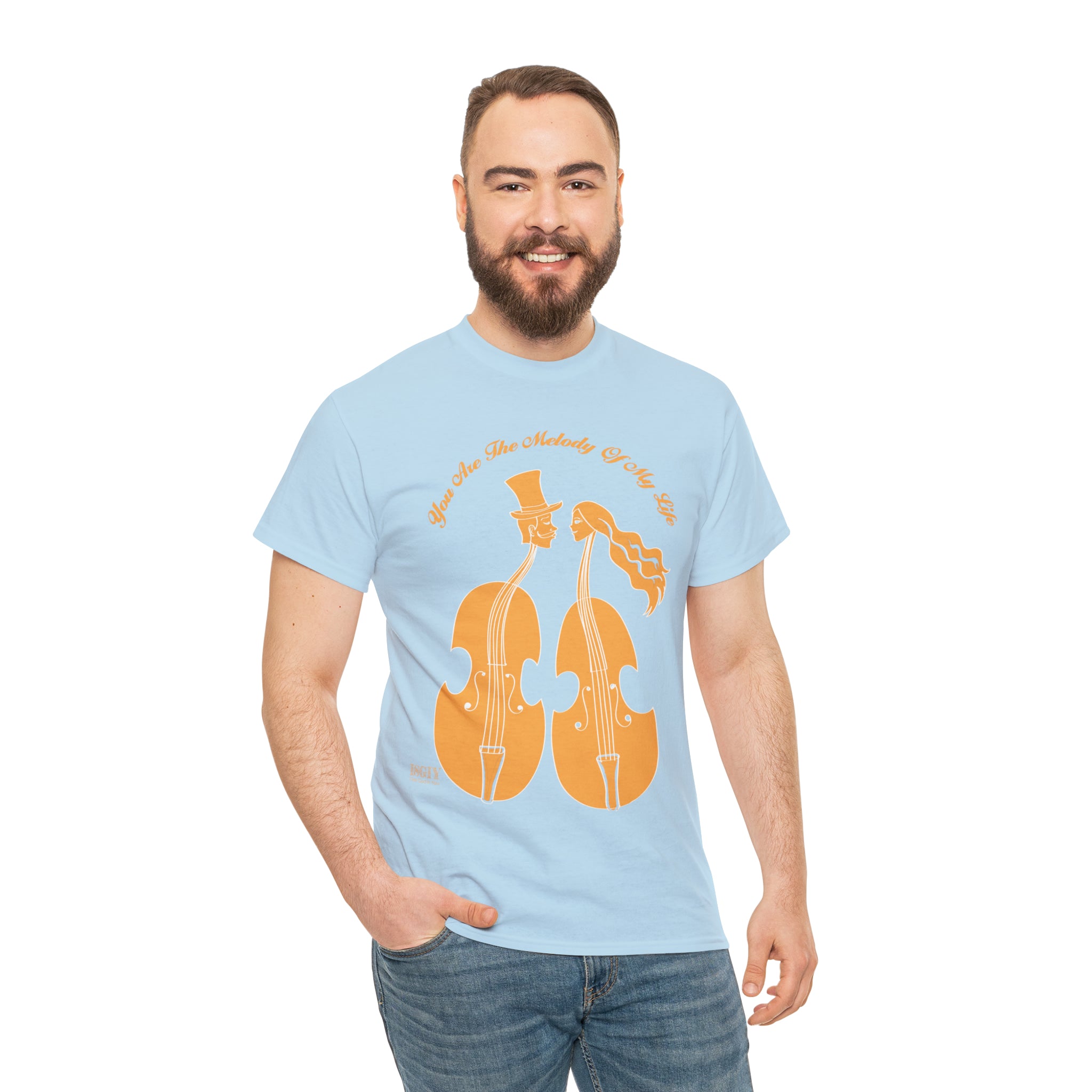 Copy of Unisex Heavy Cotton Tee...You Are The Melody Yel