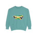 Sweatshirt — "Jamaicans 4 Christ" Graphic Crewneck (Patriotic Jamaican Colors)