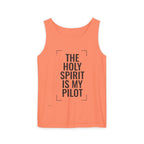 Holy Spirit Is My Pilot Tank Top — Christian Faith Graphic Tank