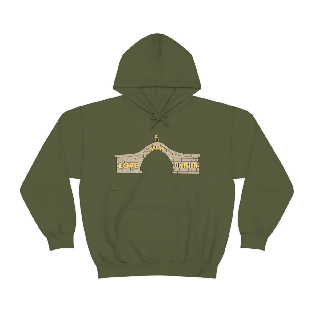 Unisex Heavy Blend Hooded Sweatshirt Love Is The Great Unifier