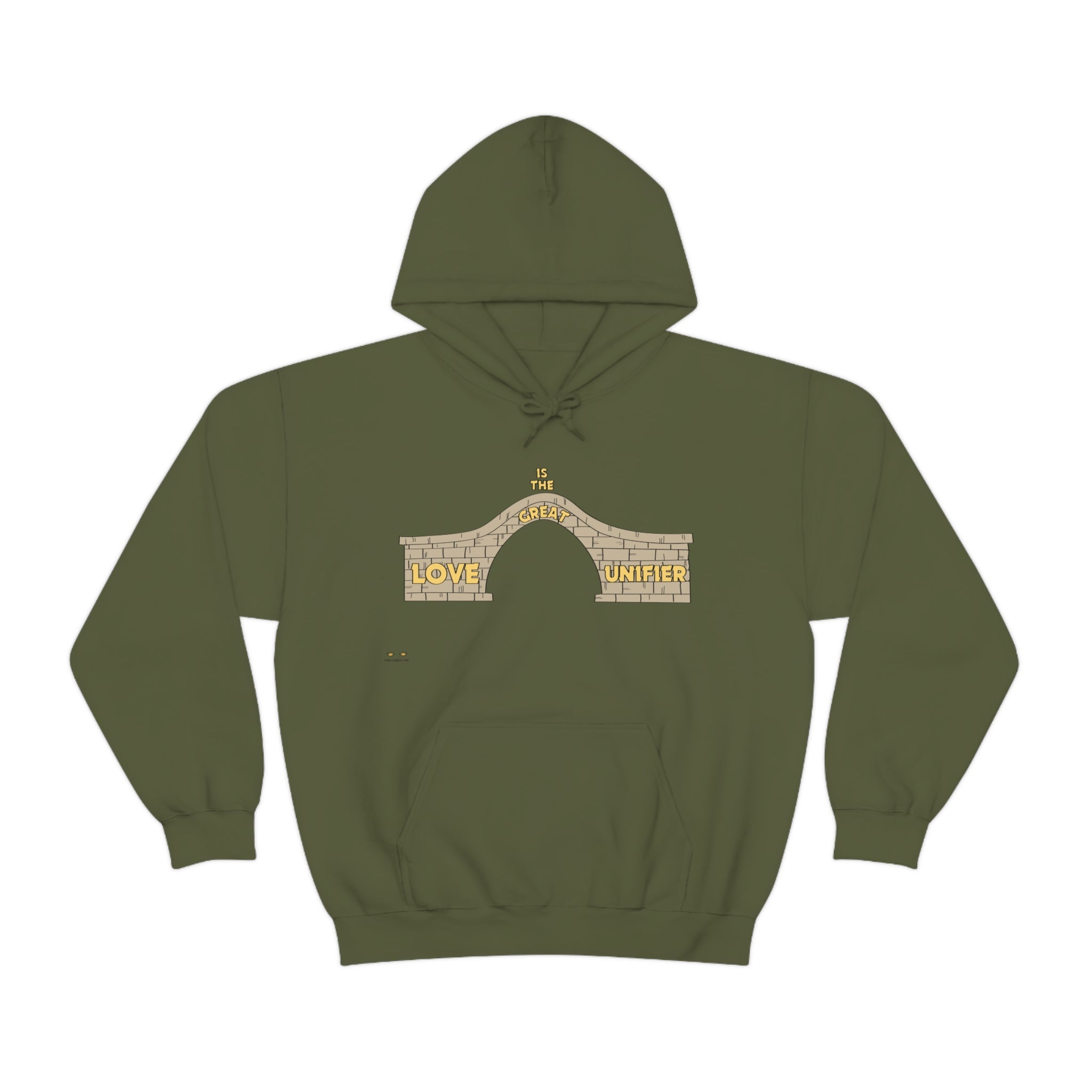Unisex Heavy Blend Hooded Sweatshirt Love Is The Great Unifier