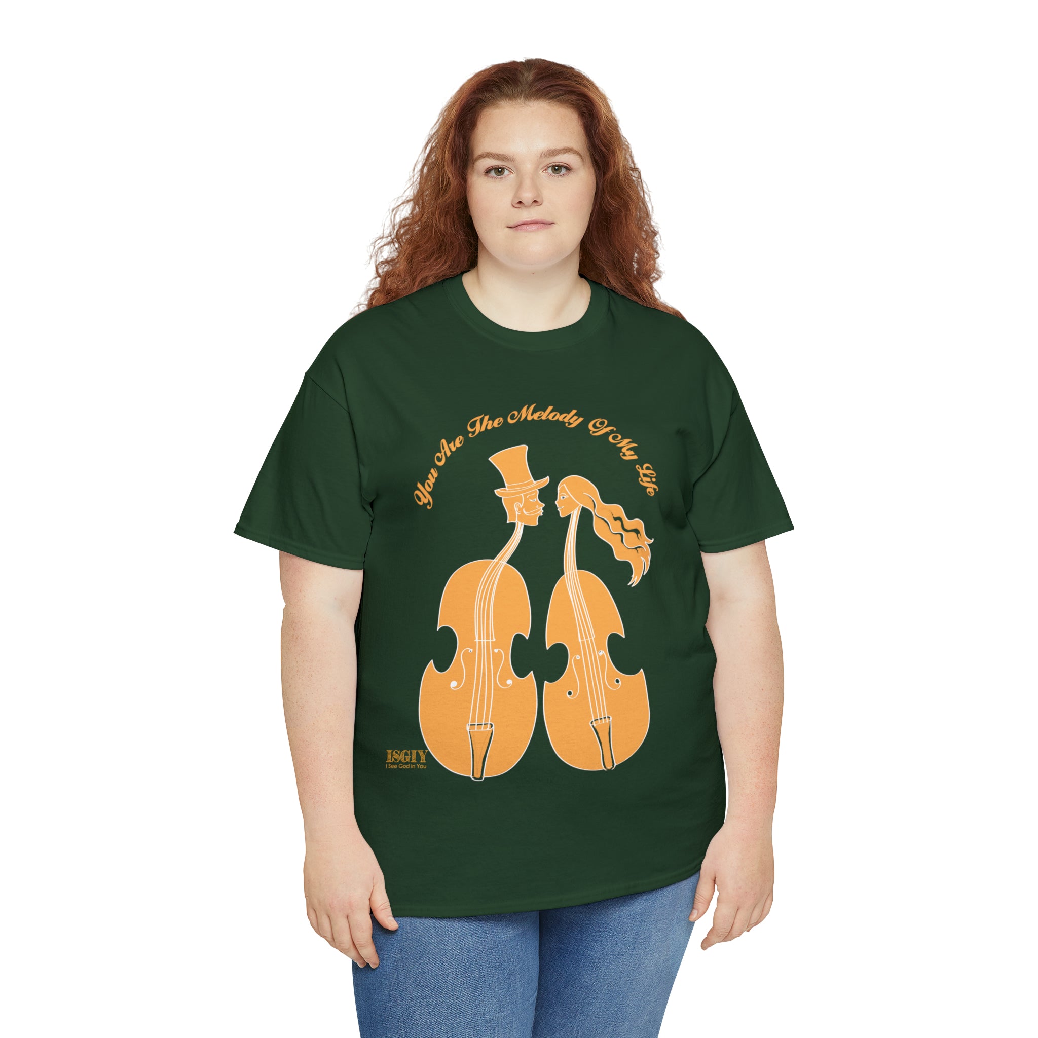 Copy of Unisex Heavy Cotton Tee...You Are The Melody Yel