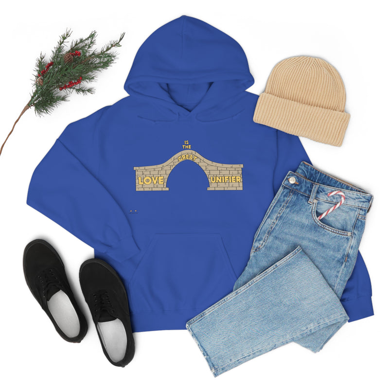 Unisex Heavy Blend Hooded Sweatshirt Love Is The Great Unifier