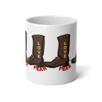 Jumbo Mug, 20oz...Love Over Fear....