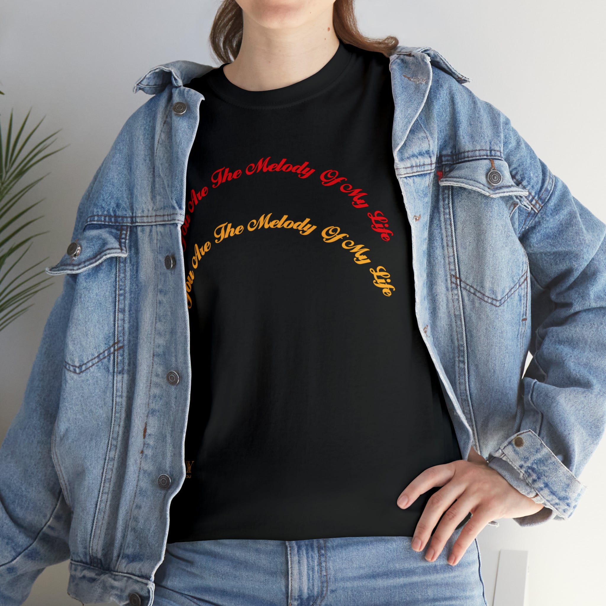 Unisex Heavy Cotton Tee...You Are The Melody multi