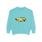 Sweatshirt — "Jamaicans 4 Christ" Graphic Crewneck (Patriotic Jamaican Colors)
