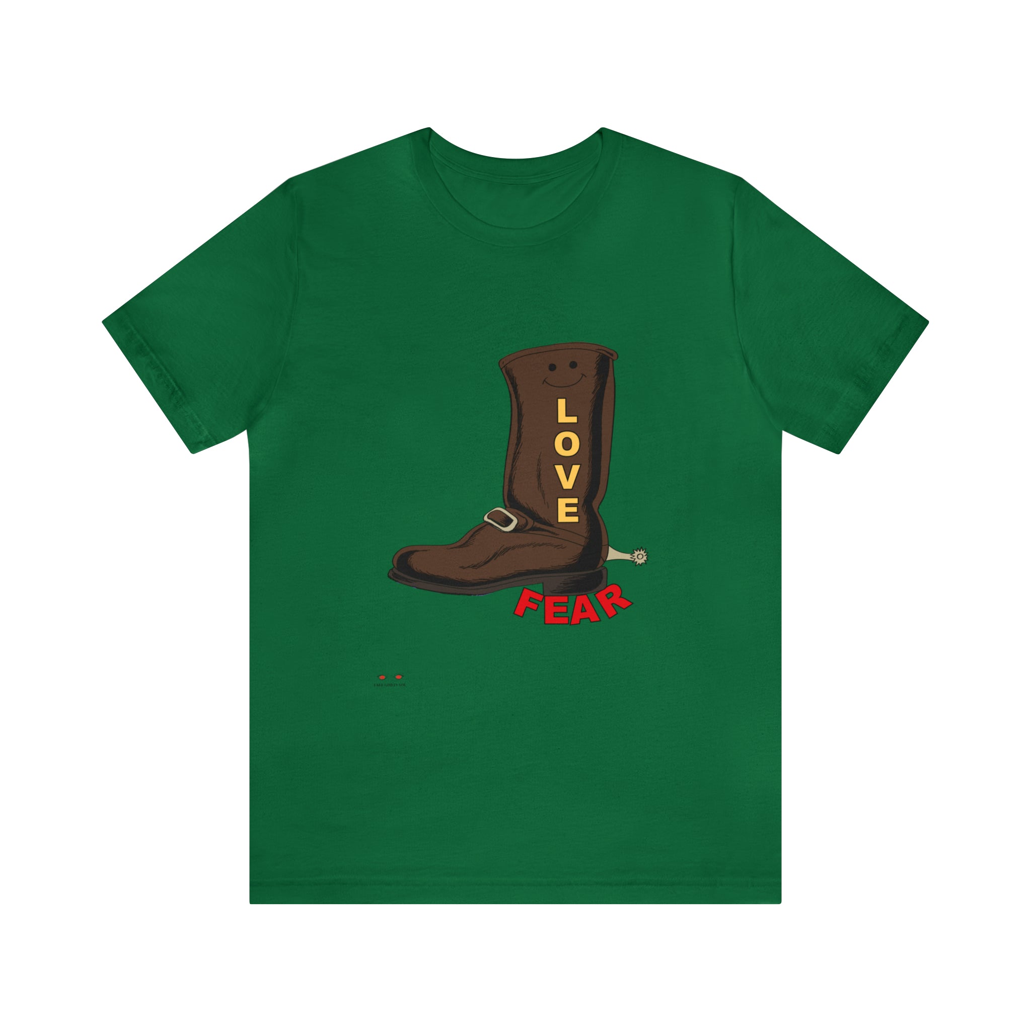 Unisex Jersey Short Sleeve Tee. Love Over Fear