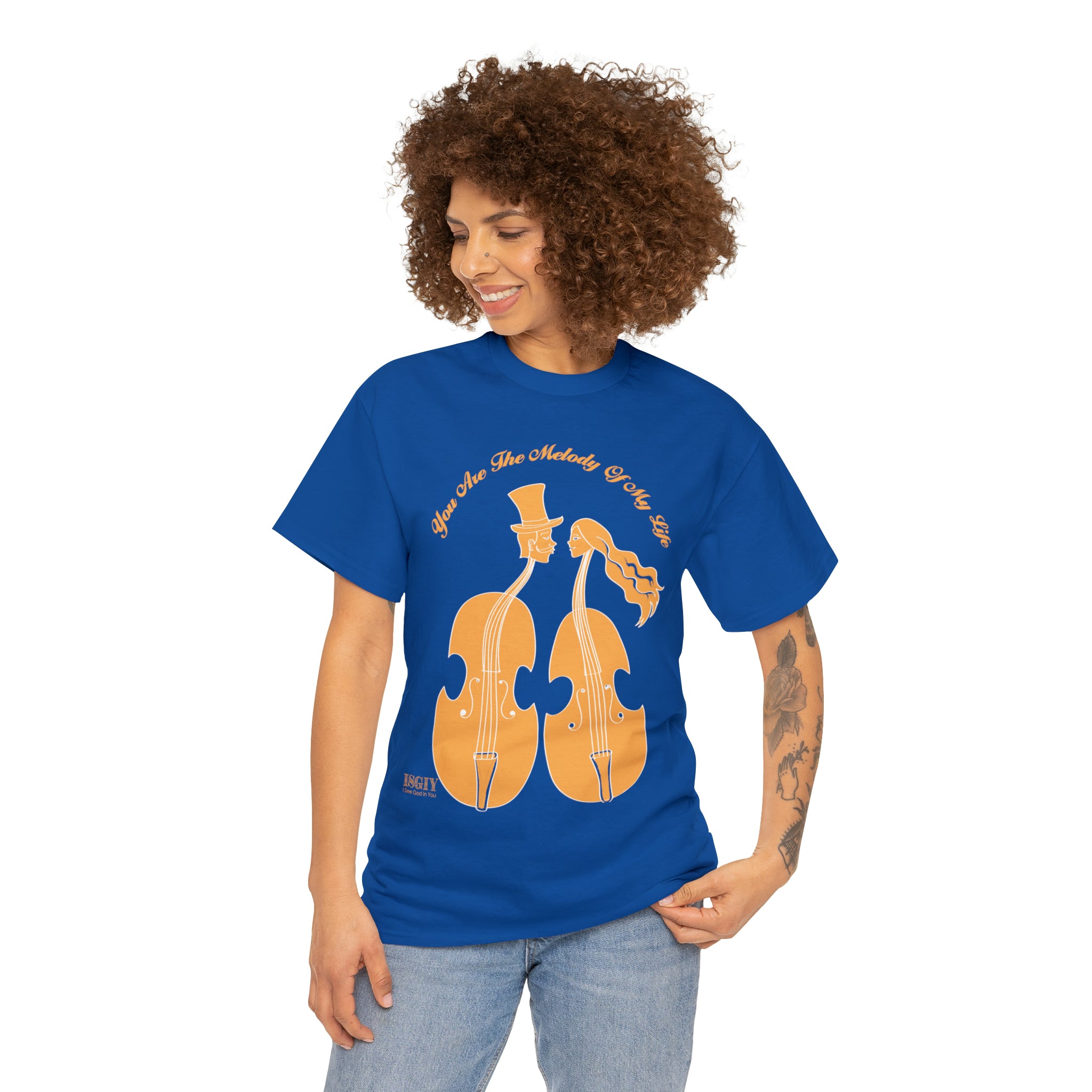 Copy of Unisex Heavy Cotton Tee...You Are The Melody Yel