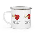 Enamel Camping Mug....Purchase My Heart With Love