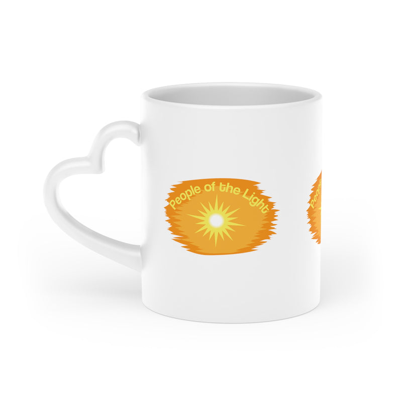 Heart-Shaped Mug People Of The Light