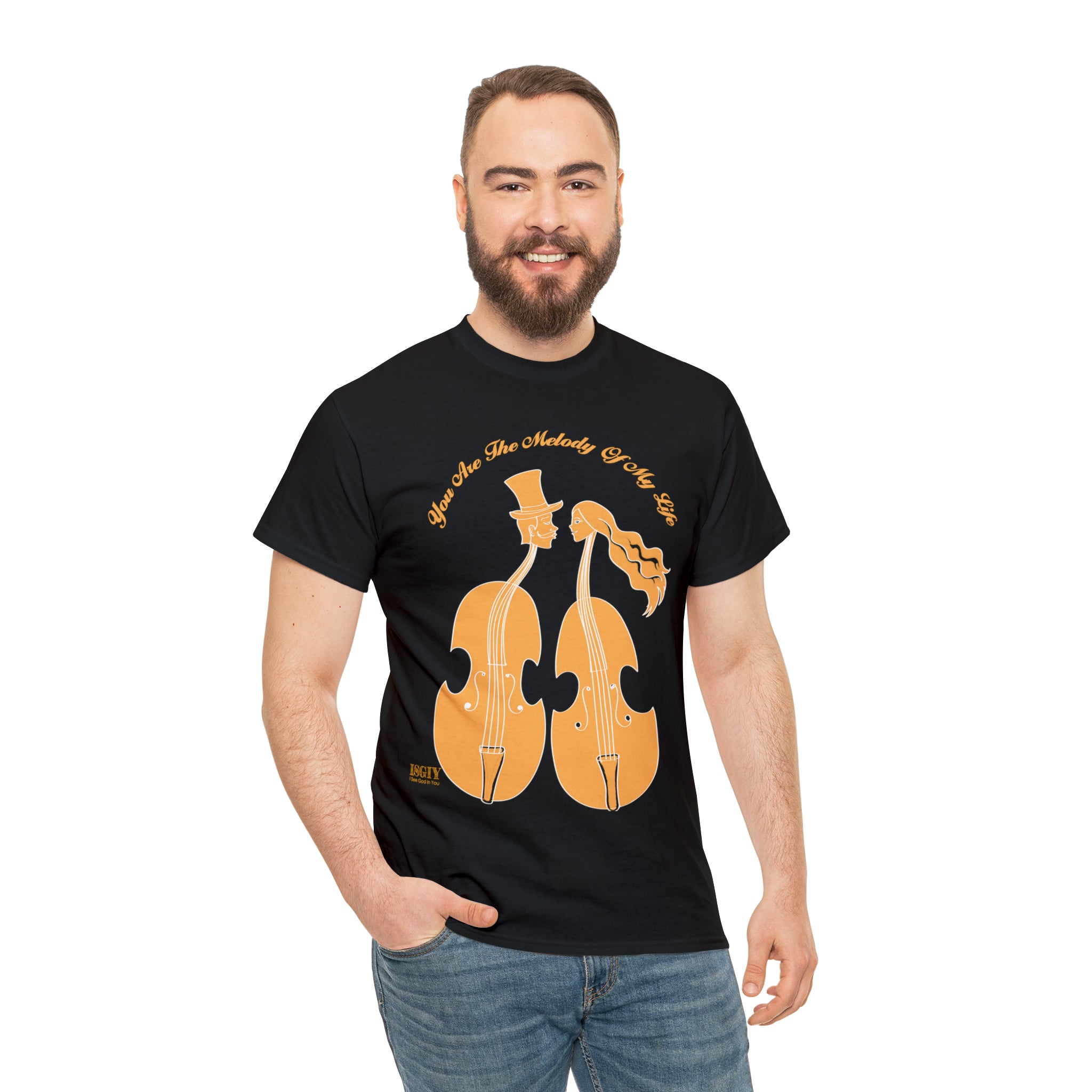 Copy of Unisex Heavy Cotton Tee...You Are The Melody Yel