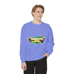 Sweatshirt — "Jamaicans 4 Christ" Graphic Crewneck (Patriotic Jamaican Colors)