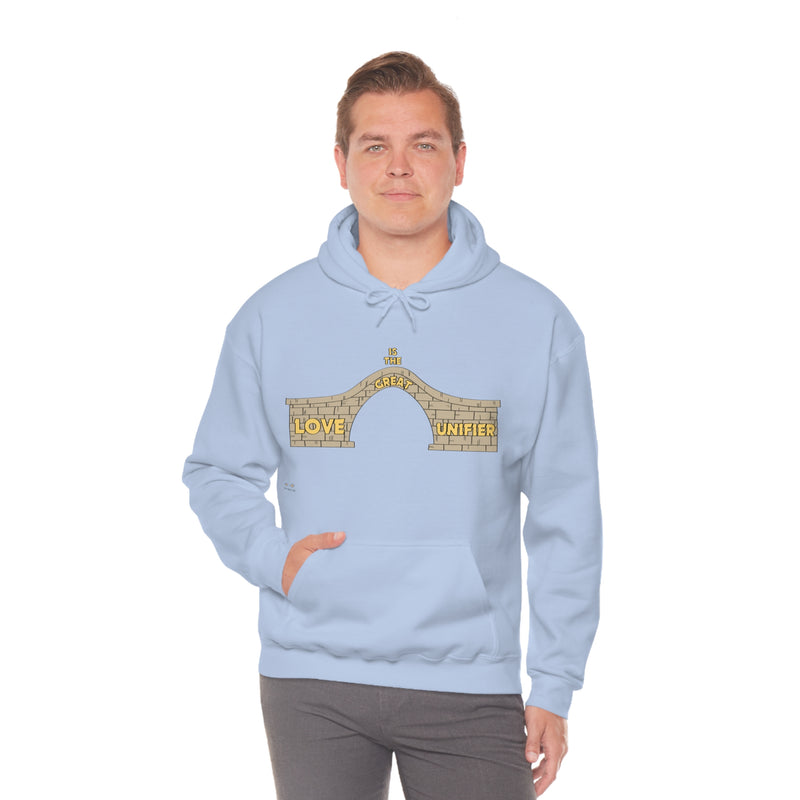 Unisex Heavy Blend Hooded Sweatshirt Love Is The Great Unifier