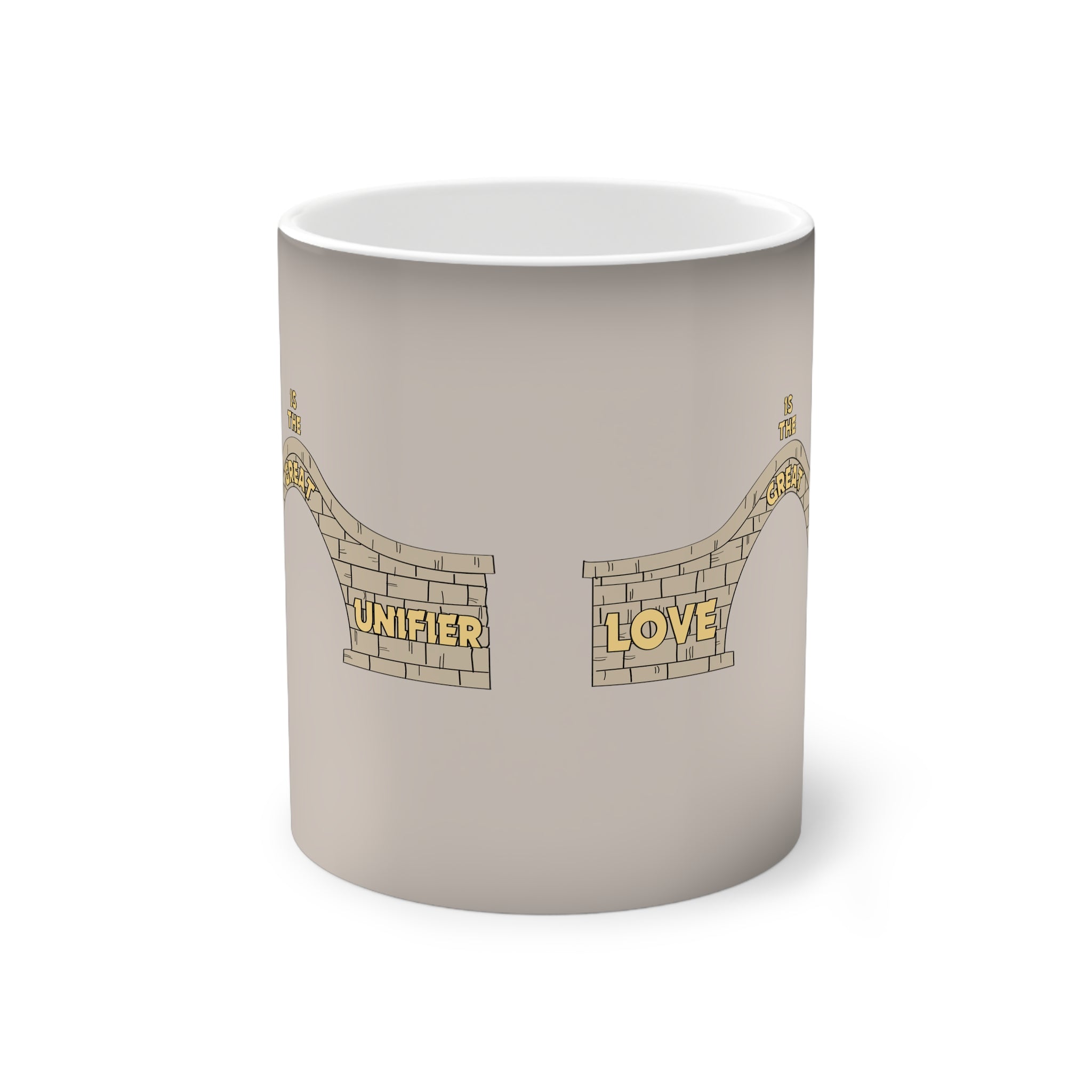 Color-Changing Mug, 11oz. Love Is The Great Unifier