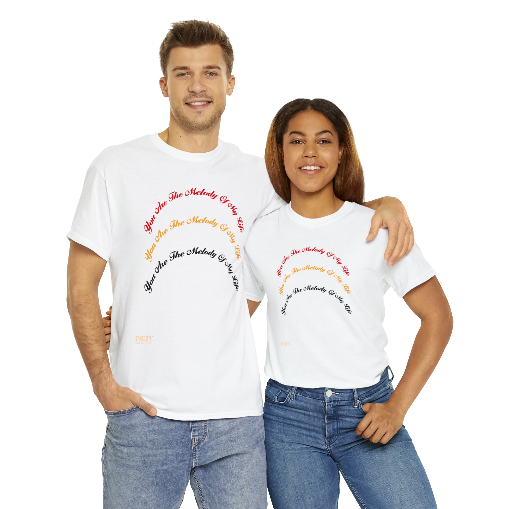 Unisex Heavy Cotton Tee...You Are The Melody multi