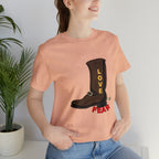 Unisex Jersey Short Sleeve Tee. Love Over Fear