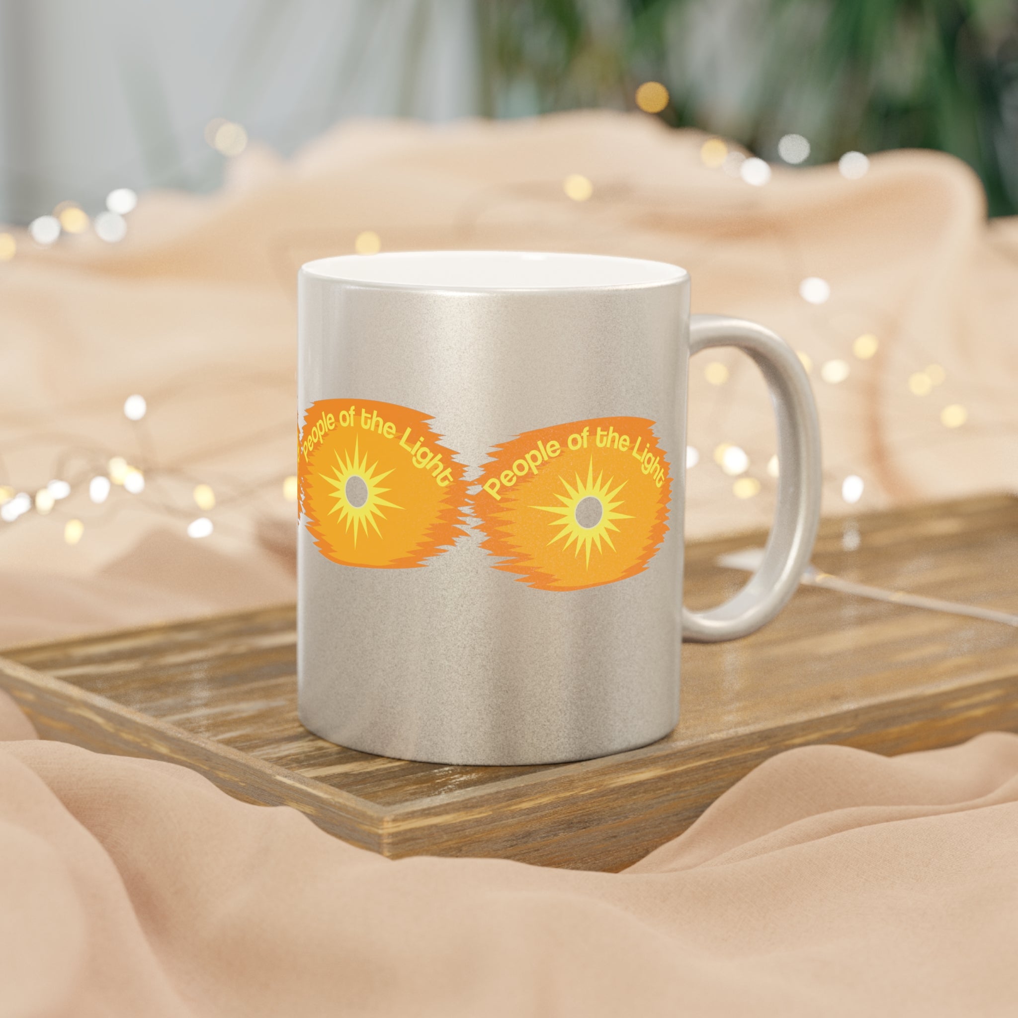 Metallic Mug (SilverGold) People Of The Light