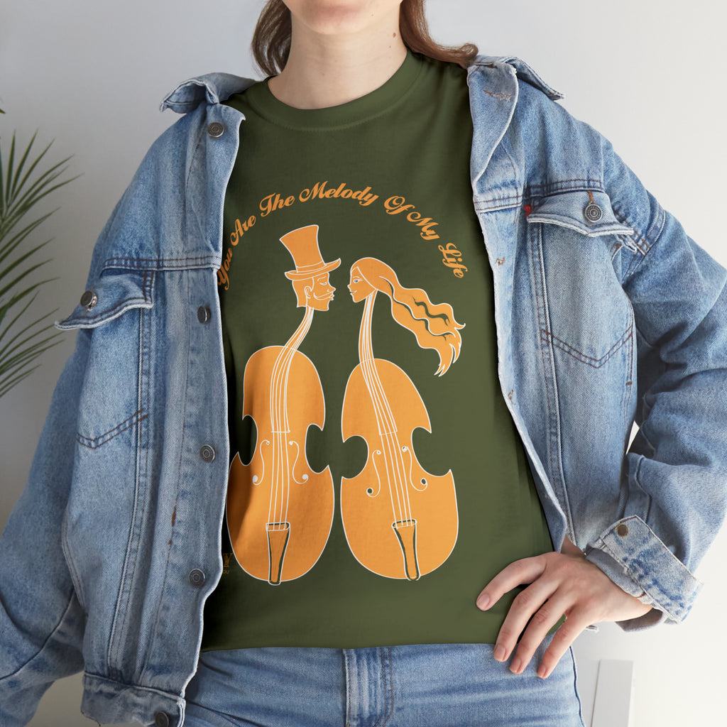 Copy of Unisex Heavy Cotton Tee...You Are The Melody Yel