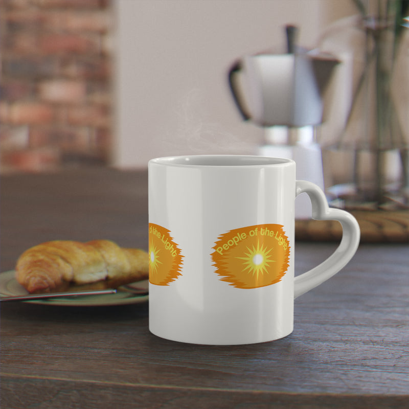 Heart-Shaped Mug People Of The Light