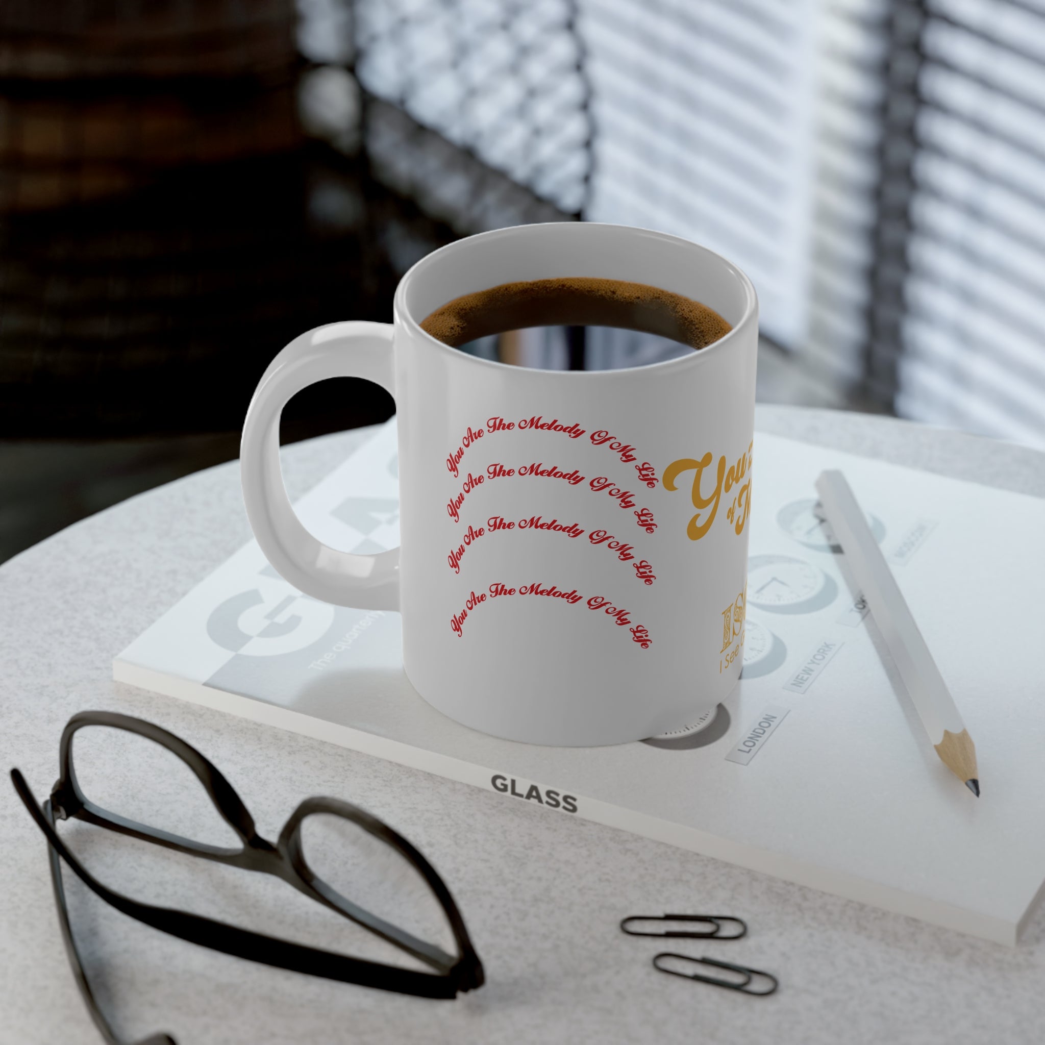 Mug - You are the melody of my life, 20oz Jumbo Mug