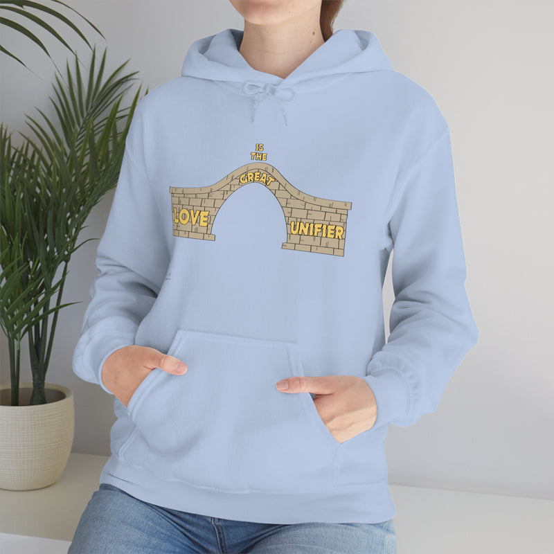 Unisex Heavy Blend Hooded Sweatshirt Love Is The Great Unifier