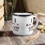 Enamel Camp Cup I See God In You
