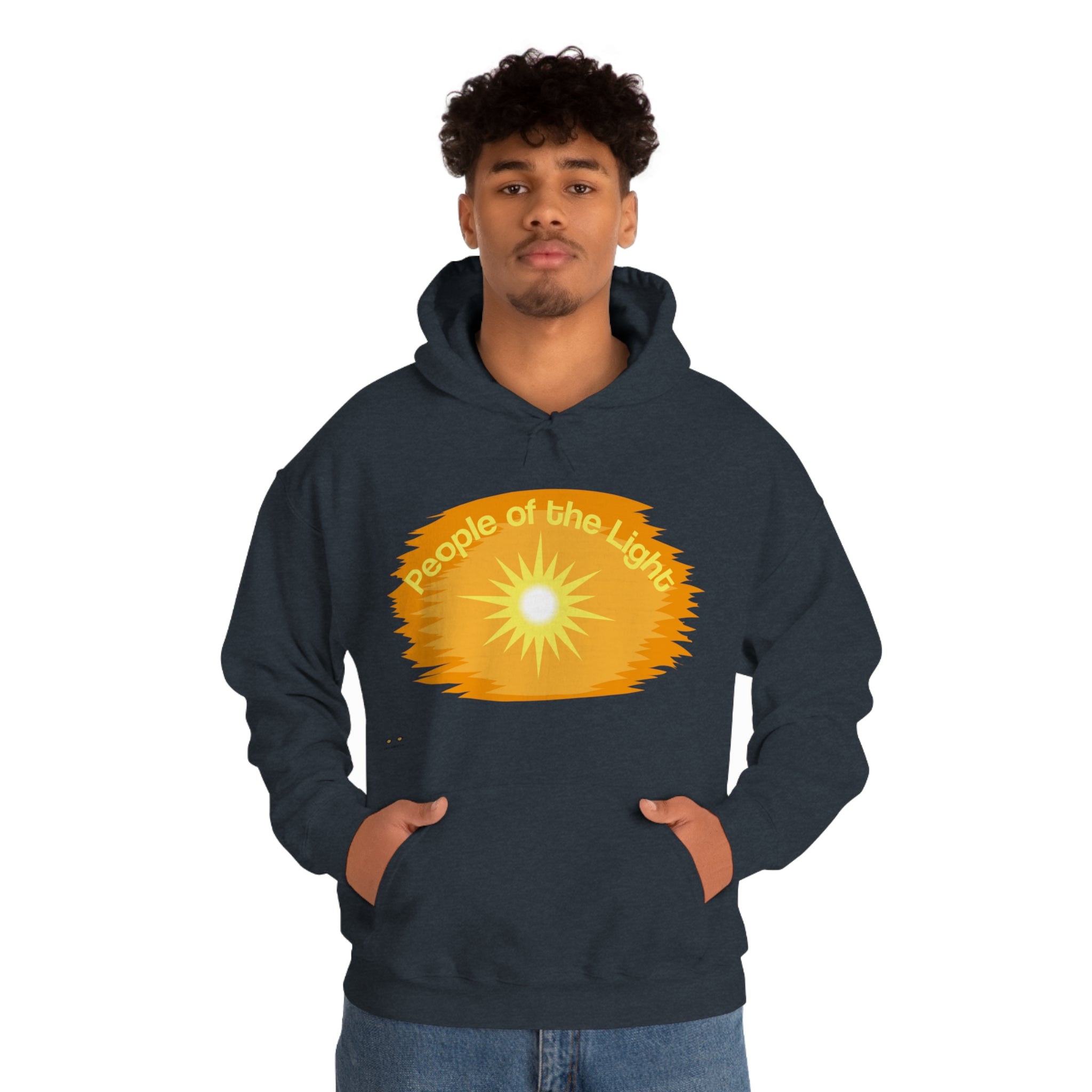 Unisex Heavy Blend Hooded Sweatshirt People Of The Light