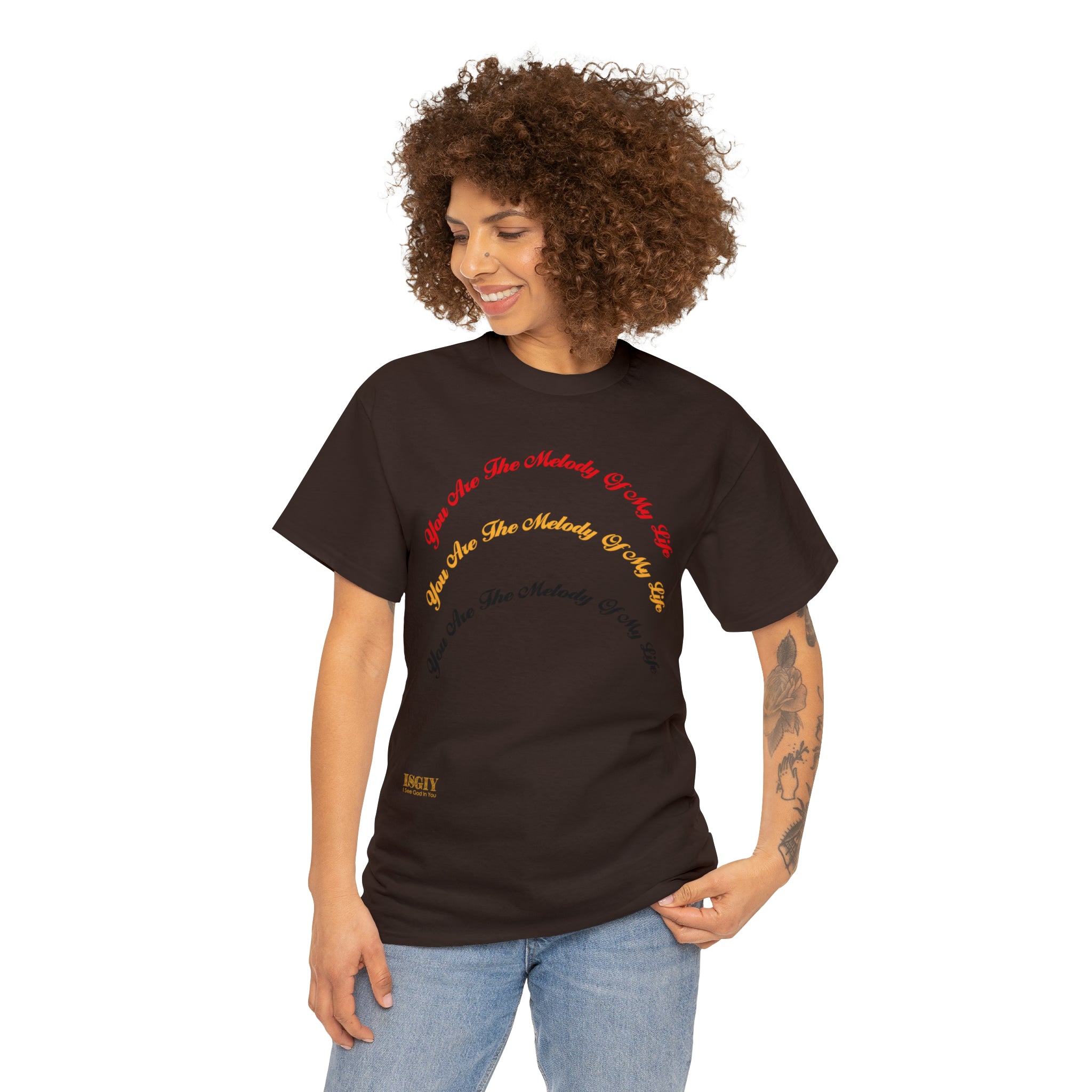 Unisex Heavy Cotton Tee...You Are The Melody multi