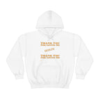 Unisex Heavy Blend Hooded Sweatshirt...Thank You For Loving Me...Yel