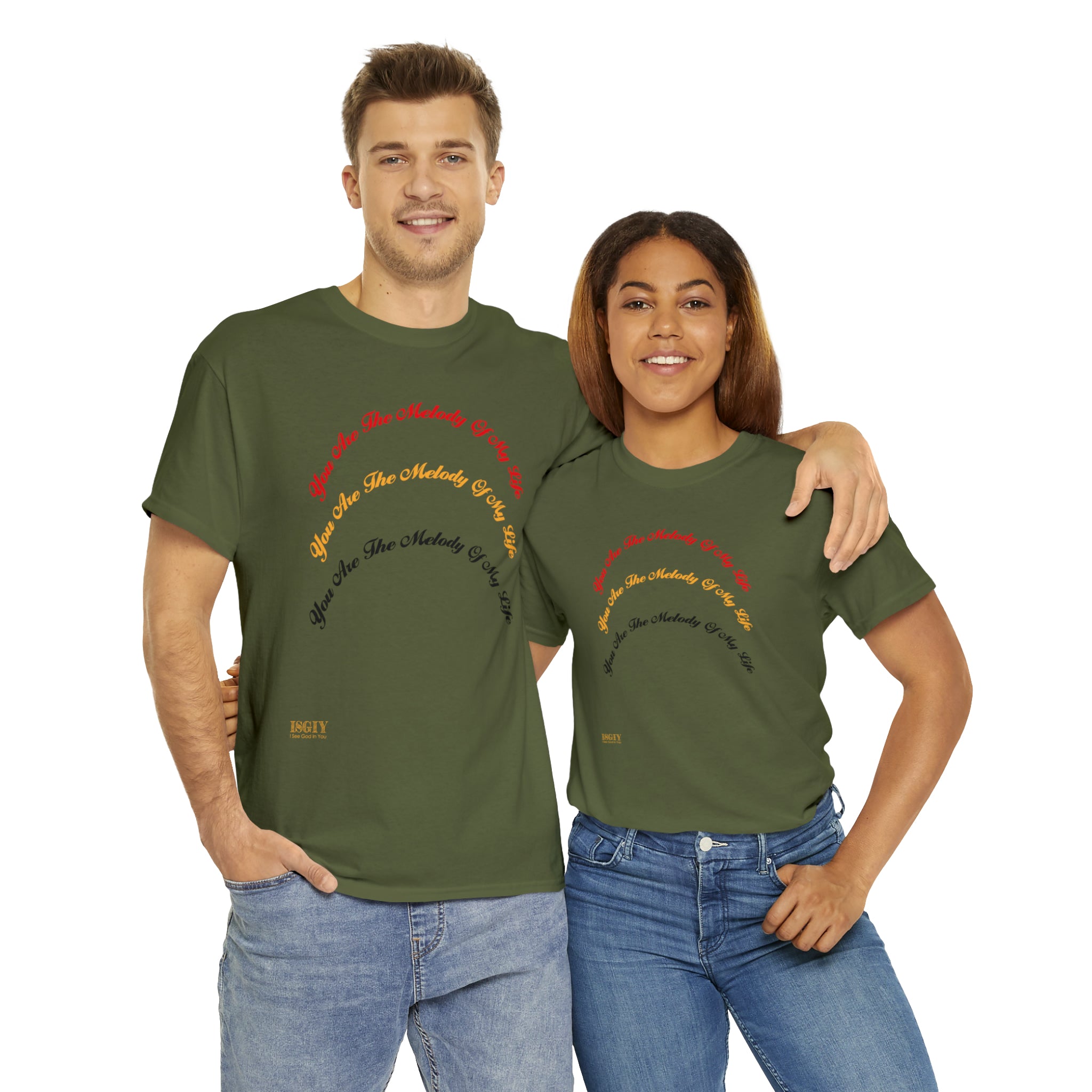 Unisex Heavy Cotton Tee...You Are The Melody multi