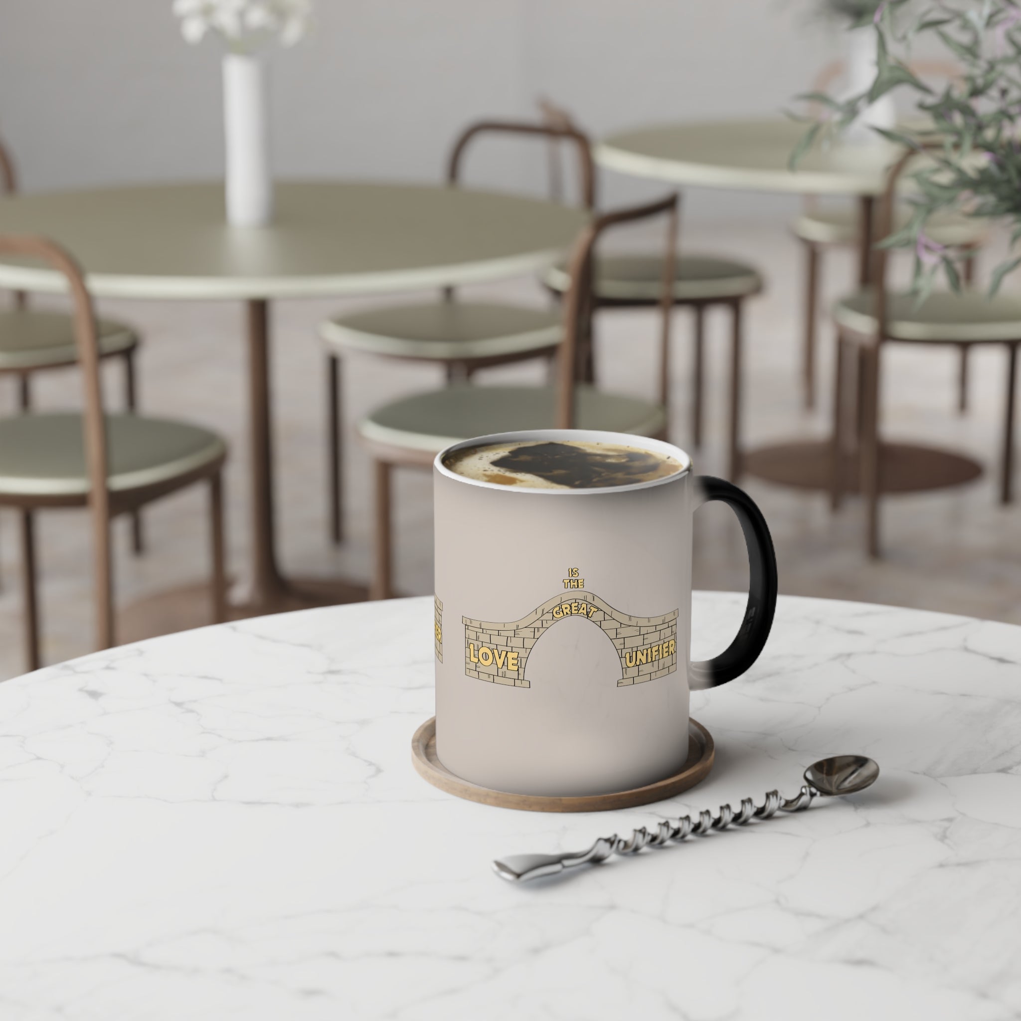 Color-Changing Mug, 11oz. Love Is The Great Unifier